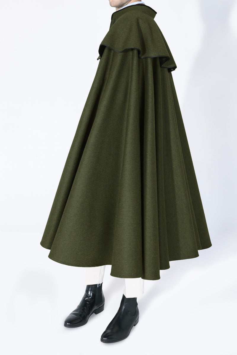 1901 CLOAK green - navy