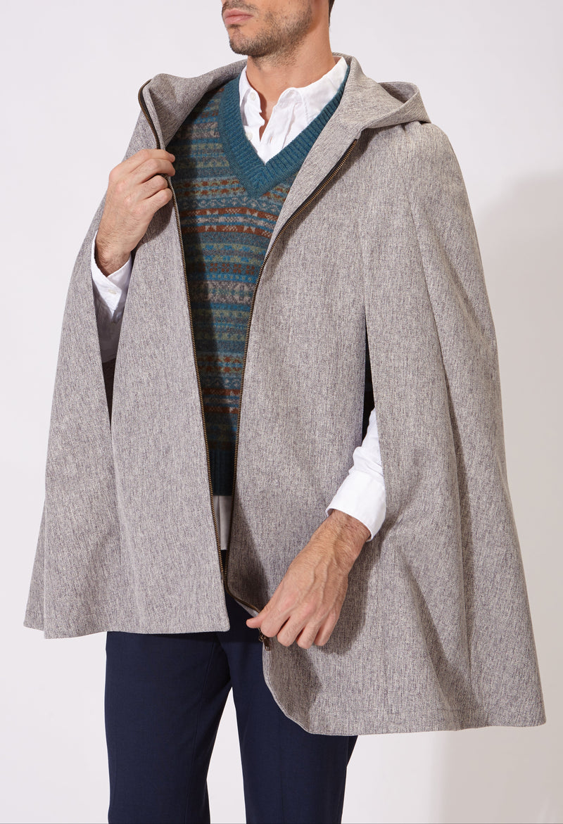 SANTANDER WATERPROOF CAPE LIGTH GREY