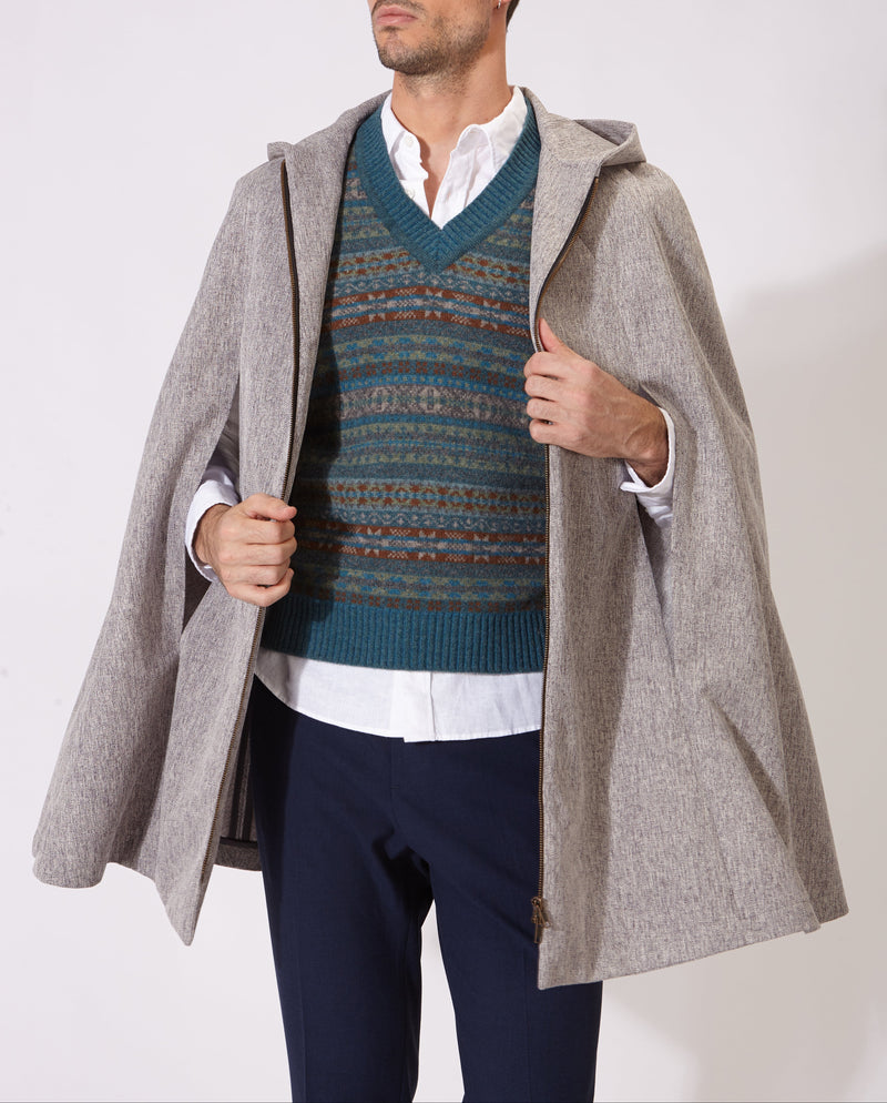 SANTANDER WATERPROOF CAPE LIGTH GREY