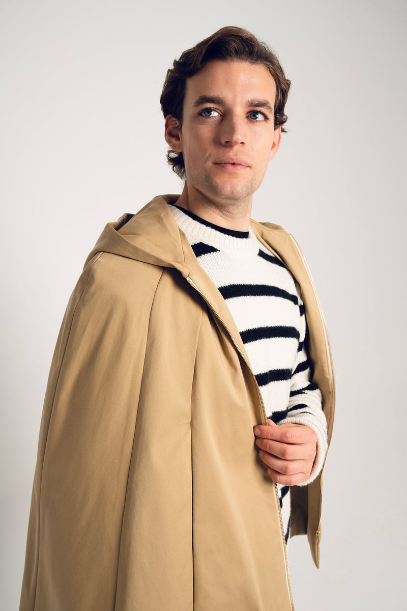 SANTANDER TRENCH CAPE CAMEL