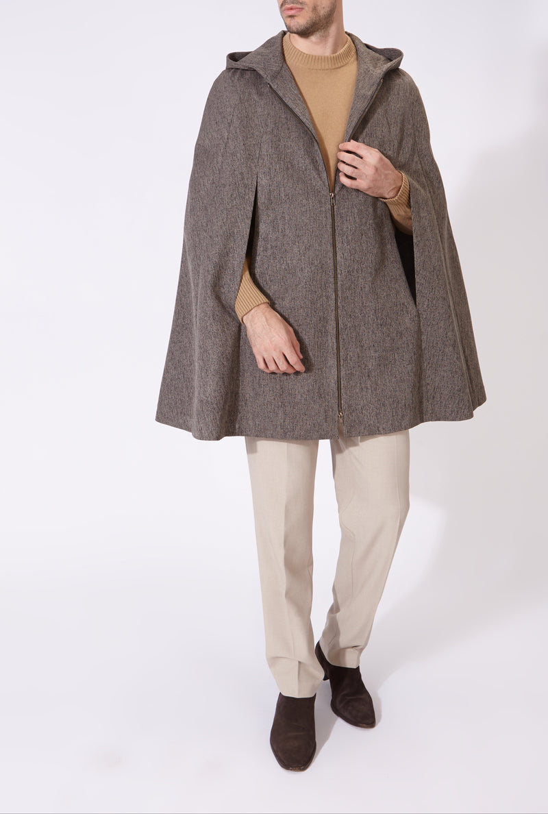 SANTANDER WATERPROOF CAPE DARK GREY