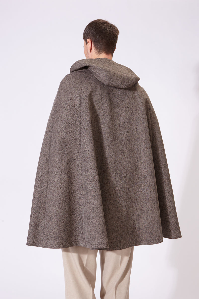 SANTANDER WATERPROOF CAPE DARK GREY