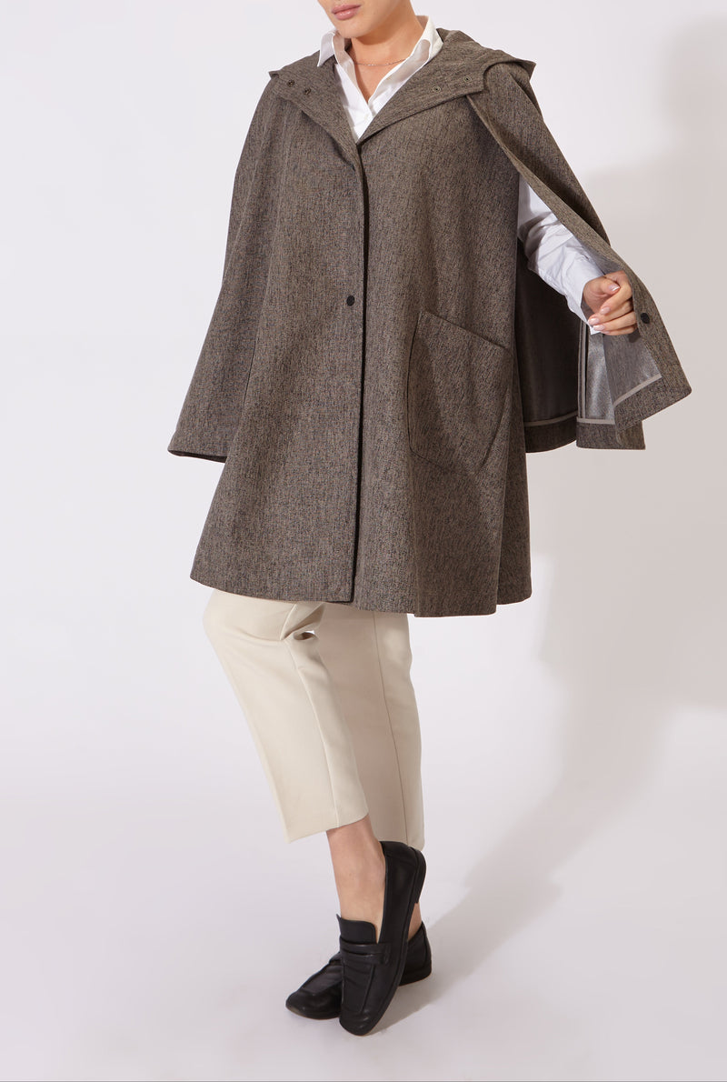 MANTIS WATERPROOF CAPE DARK GREY