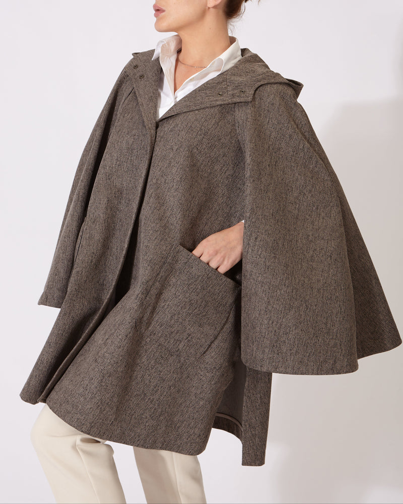 MANTIS WATERPROOF CAPE DARK GREY