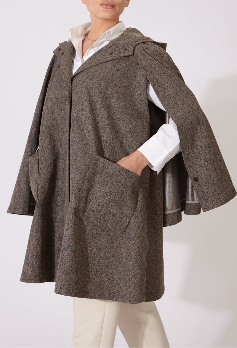 MANTIS WATERPROOF CAPE DARK GREY