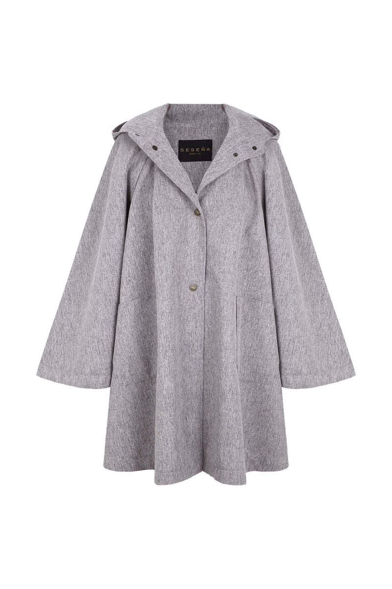 CAPA MANTIS IMPERMEABLE GRIS CLARO