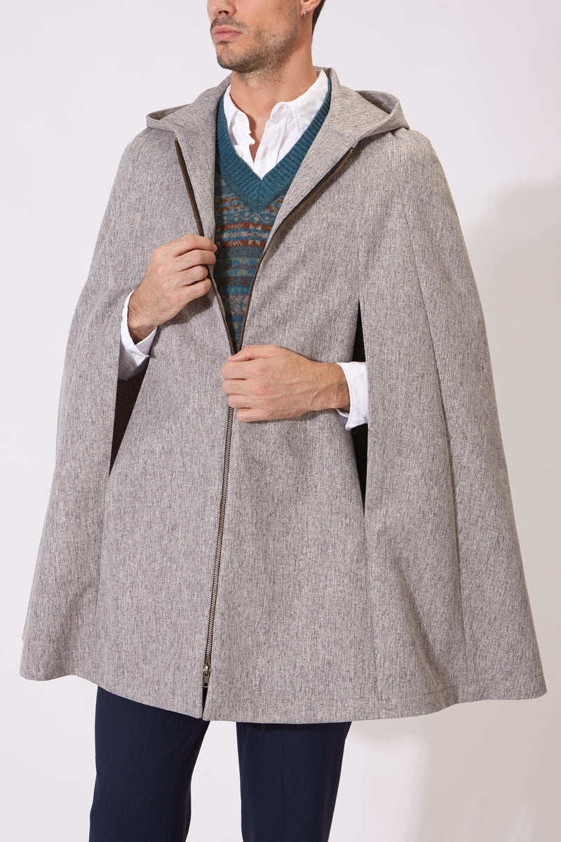 SANTANDER WATERPROOF CAPE LIGTH GREY