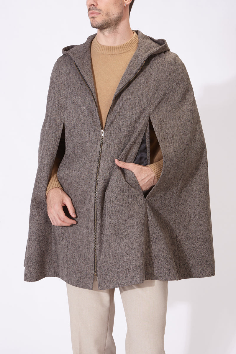 SANTANDER WATERPROOF CAPE DARK GREY