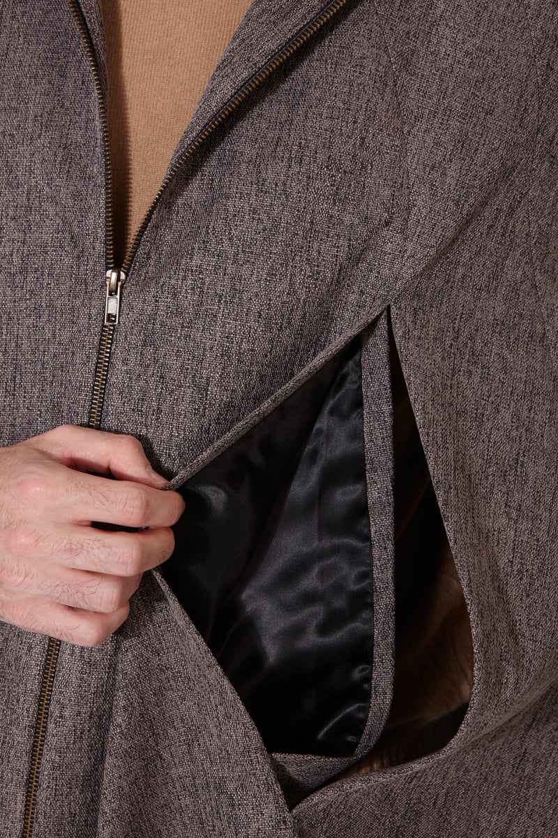 SANTANDER WATERPROOF CAPE DARK GREY