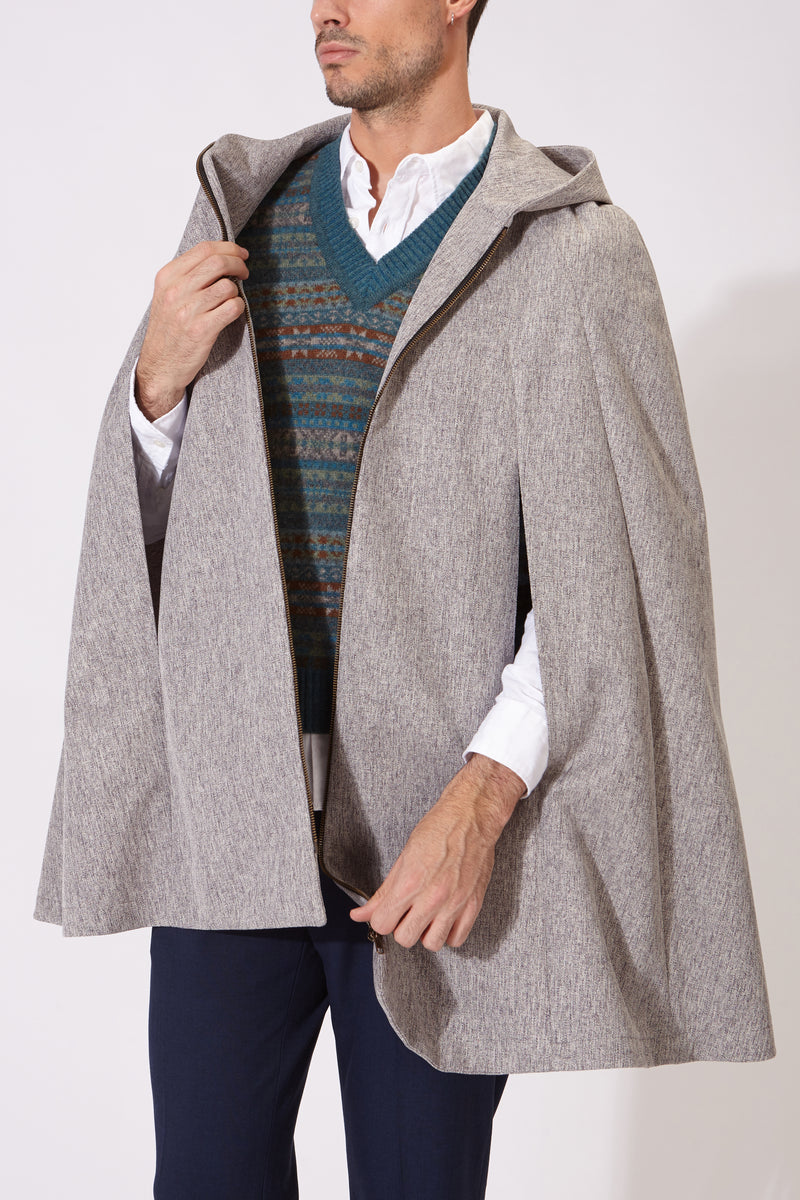 SANTANDER WATERPROOF CAPE LIGTH GREY