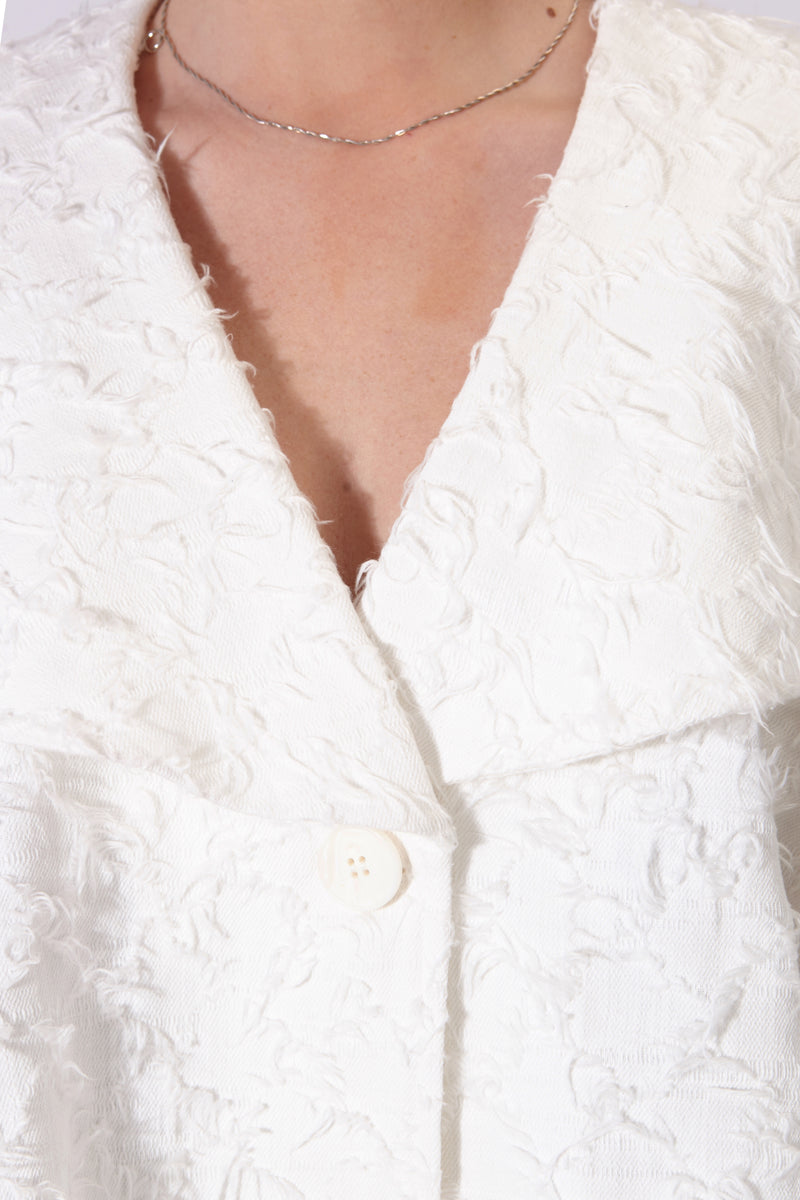 MANUELA CAPE WHITE DENIM