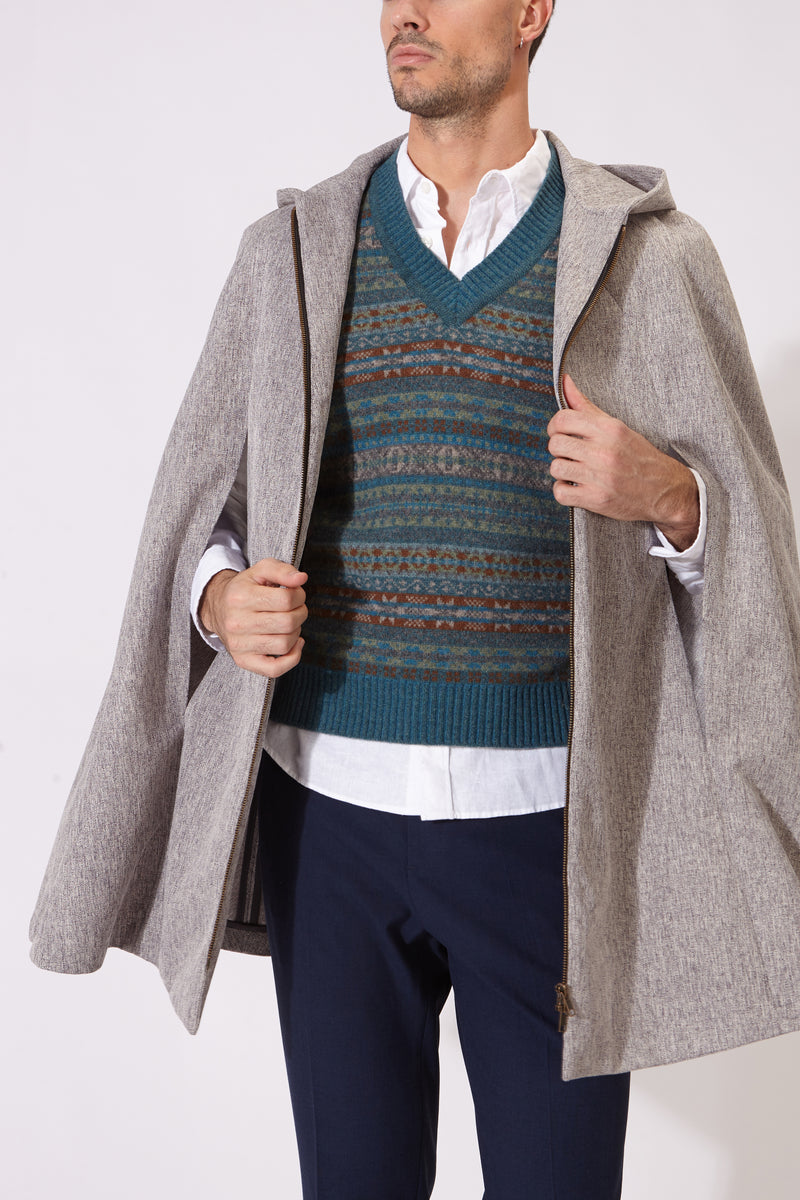 SANTANDER WATERPROOF CAPE LIGTH GREY