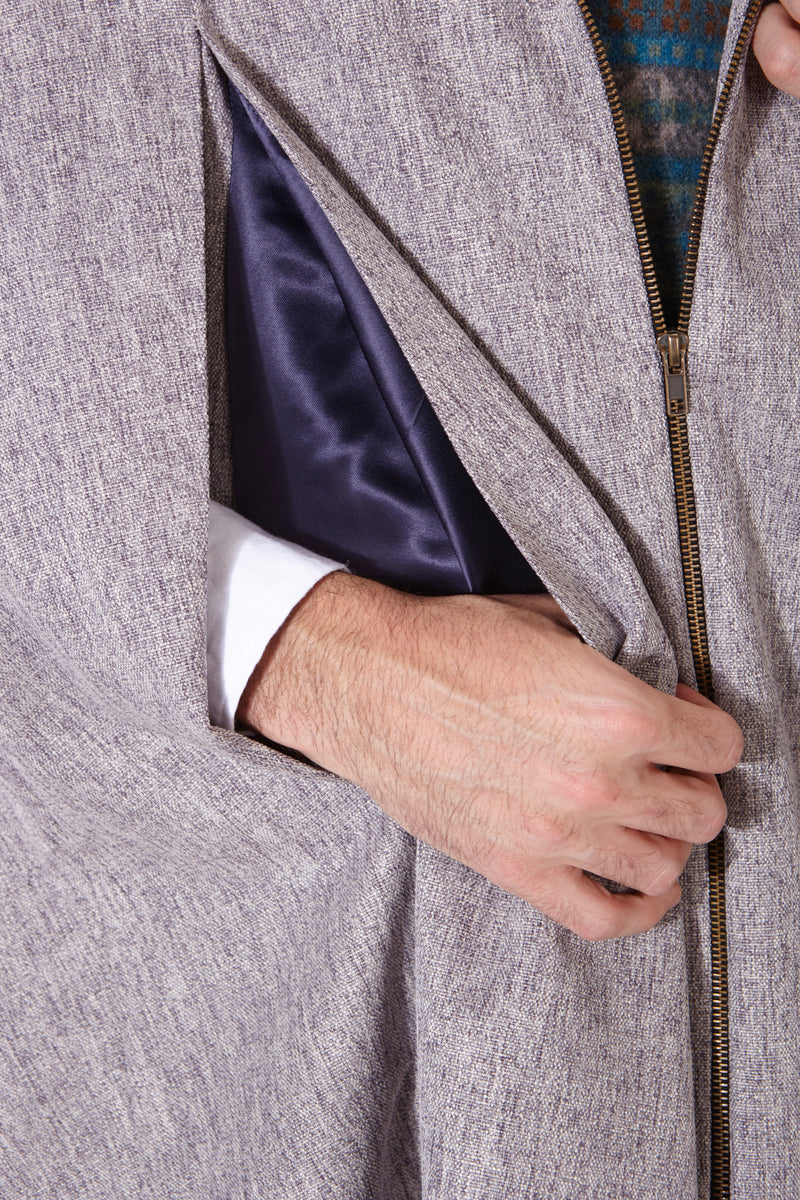 SANTANDER WATERPROOF CAPE LIGTH GREY