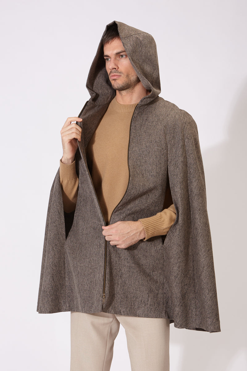 SANTANDER WATERPROOF CAPE DARK GREY