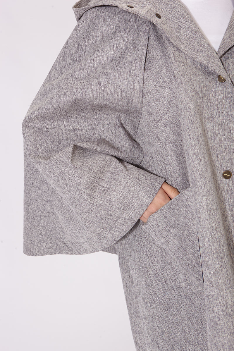 CAPA MANTIS IMPERMEABLE GRIS CLARO