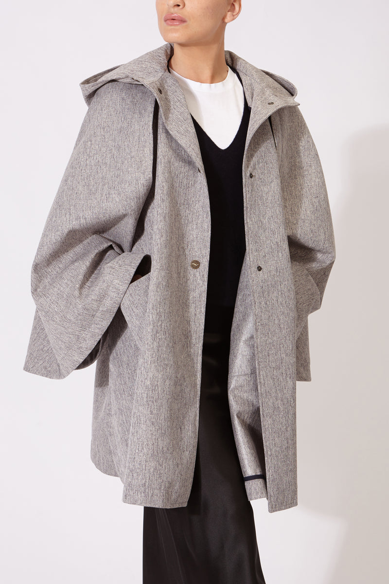 CAPA MANTIS IMPERMEABLE GRIS CLARO