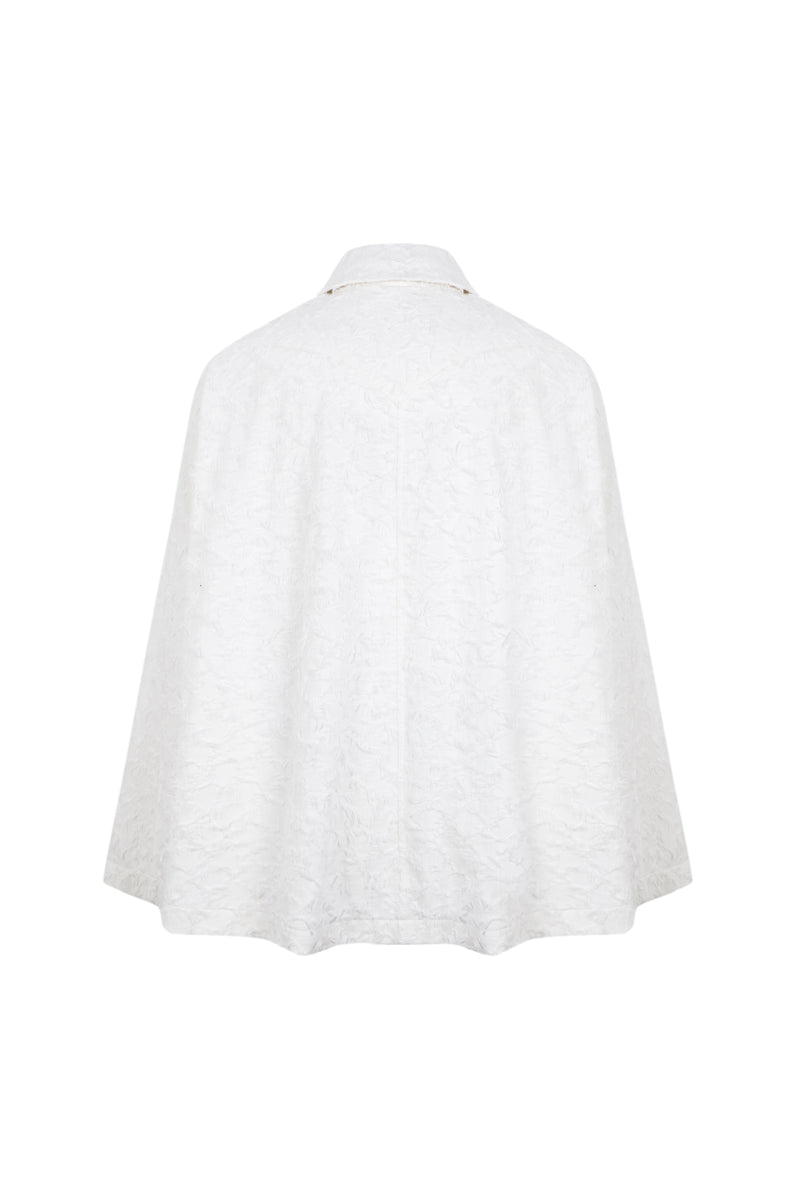MONROE CAPE WHITE DENIM
