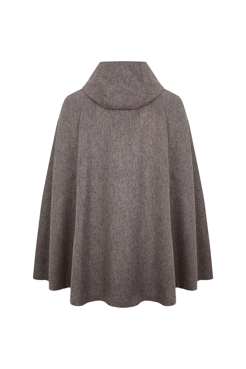 SANTANDER WATERPROOF CAPE DARK GREY