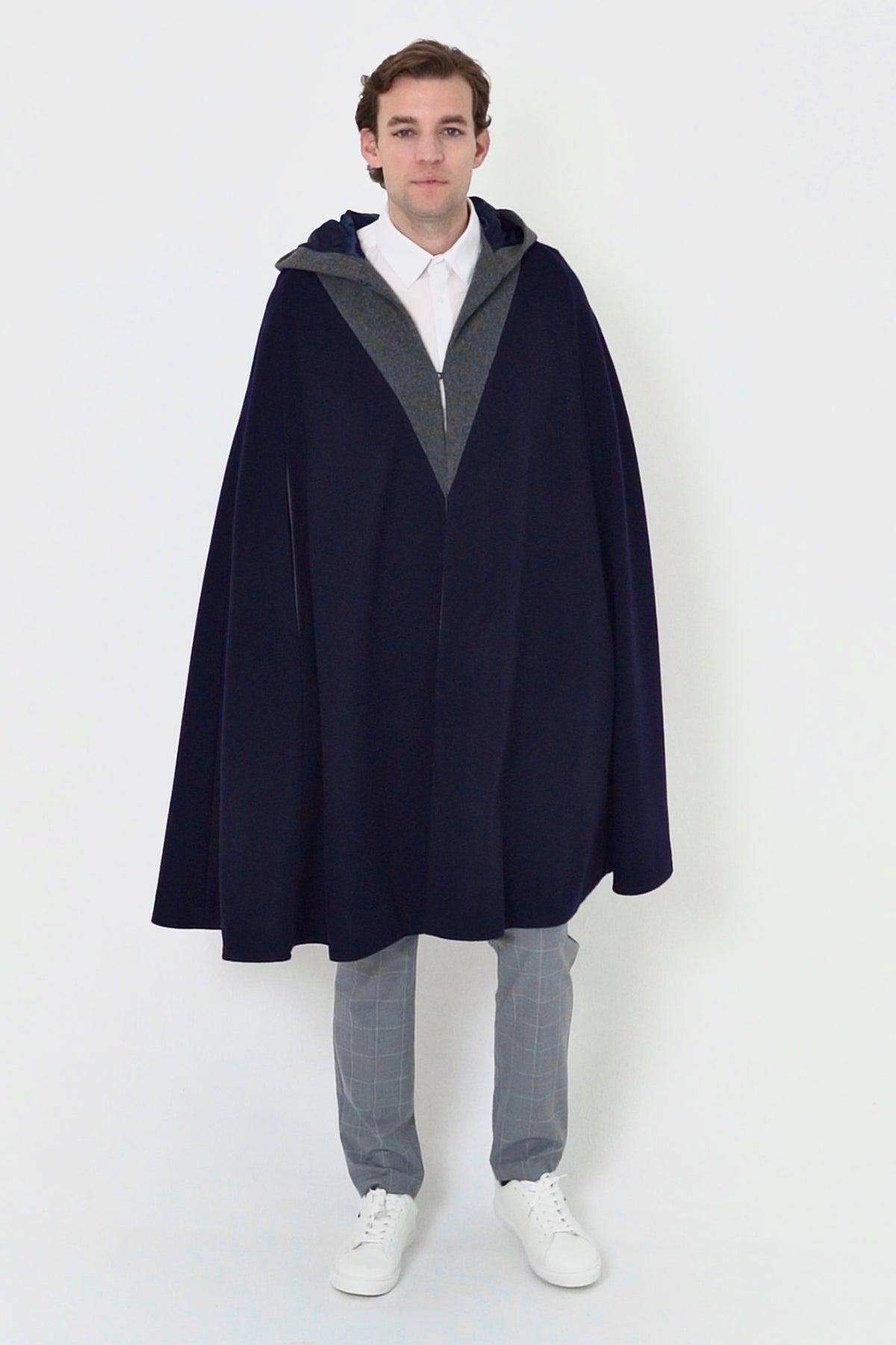 ジャケット・アウター TENNE HANDCRAFTED MODERN cape with hood TENNE HANDCRAFTED MODERN テン ハンドクラフテッド モダン