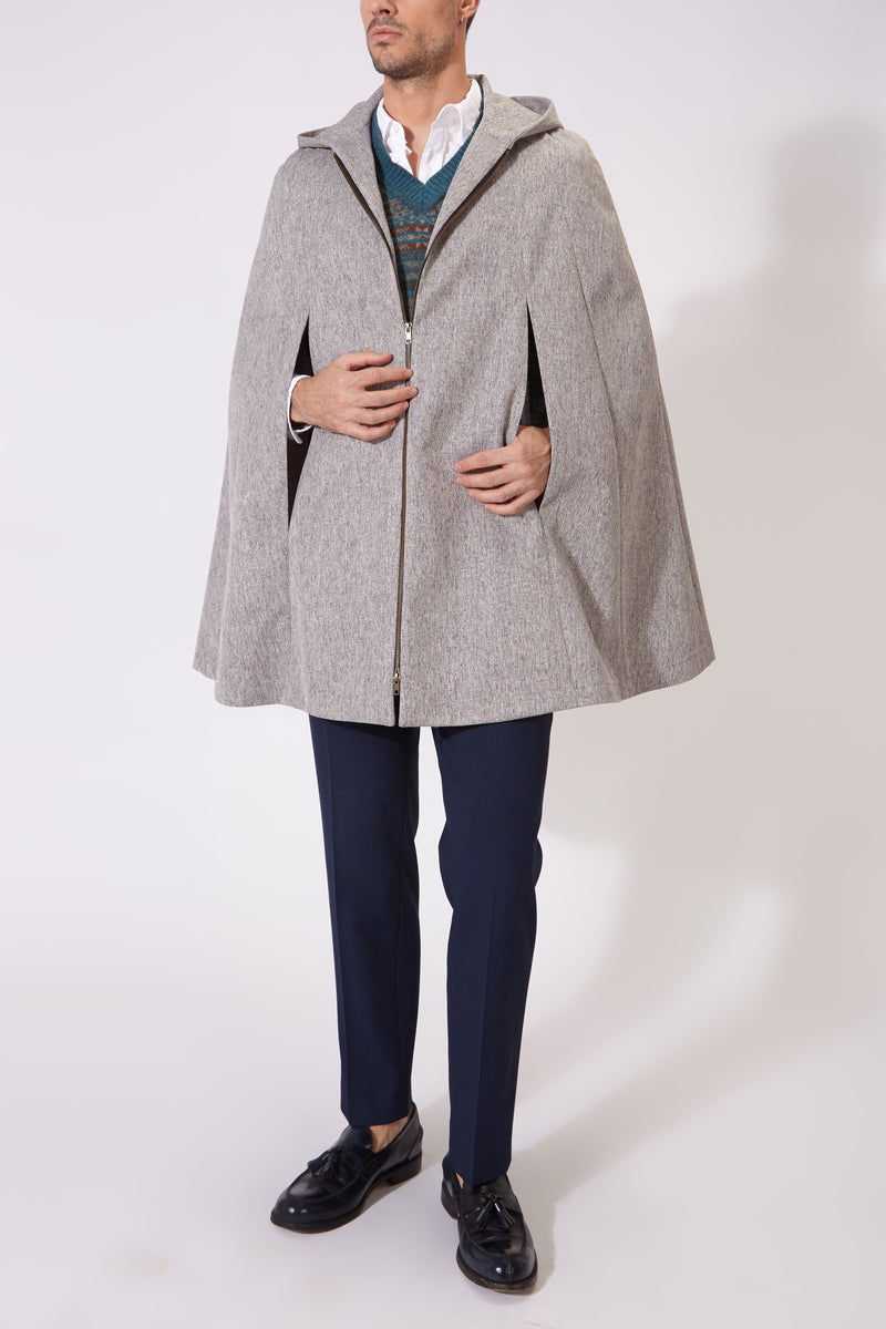 SANTANDER WATERPROOF CAPE LIGTH GREY