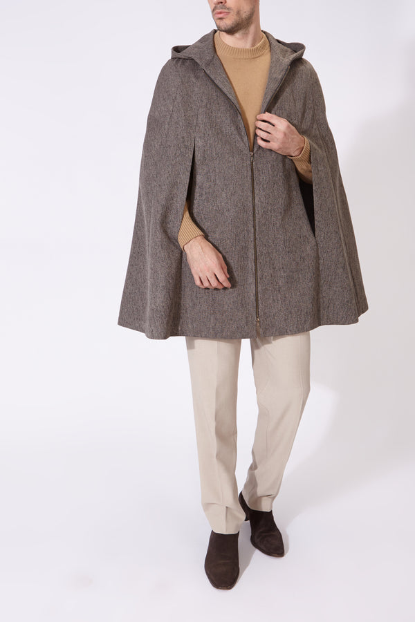 SANTANDER WATERPROOF CAPE DARK GREY