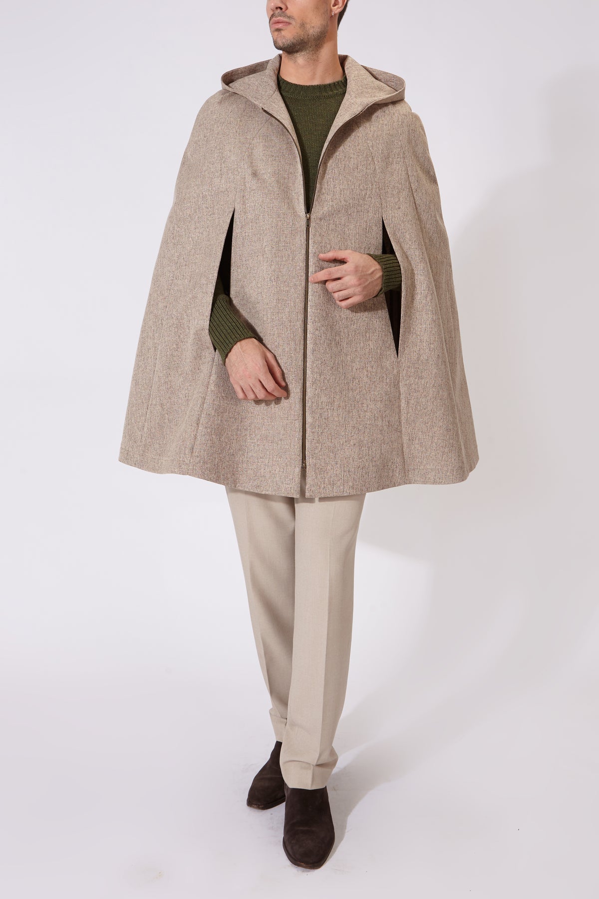 SANTANDER TRENCH CAPE CAMEL