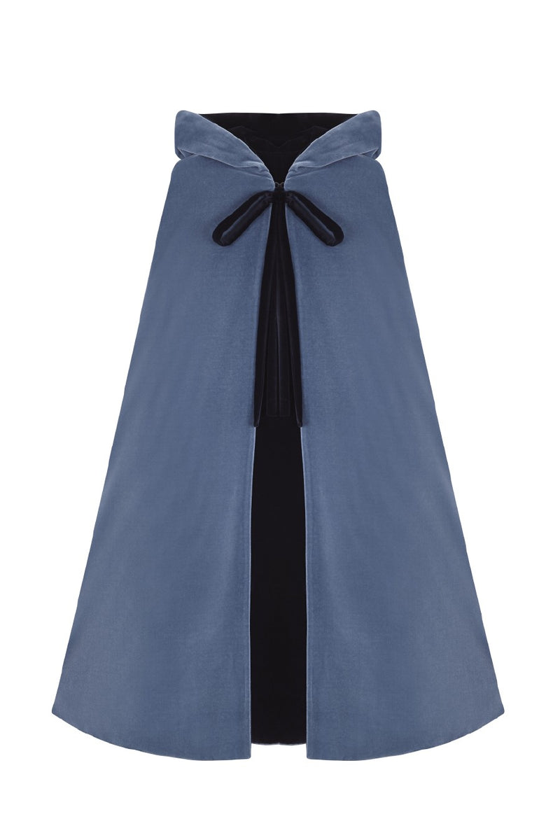 NICOLE CAPE Navy - Blue reversible