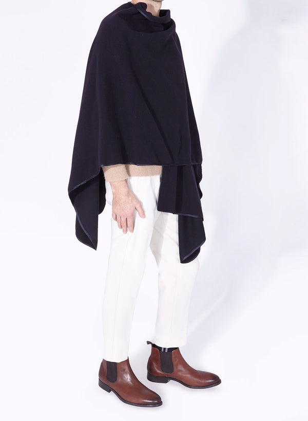 CLINT PONCHO navy