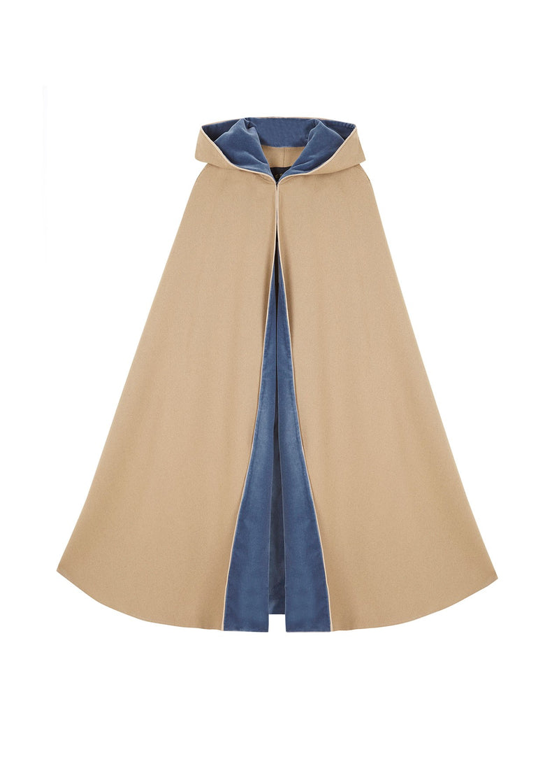 NICOLE CAPE Camel - Blue