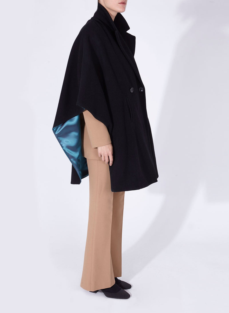 GRETA CAPE Black