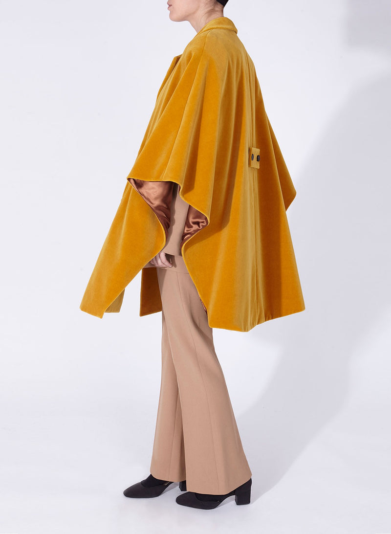 GRETA CAPE mustard