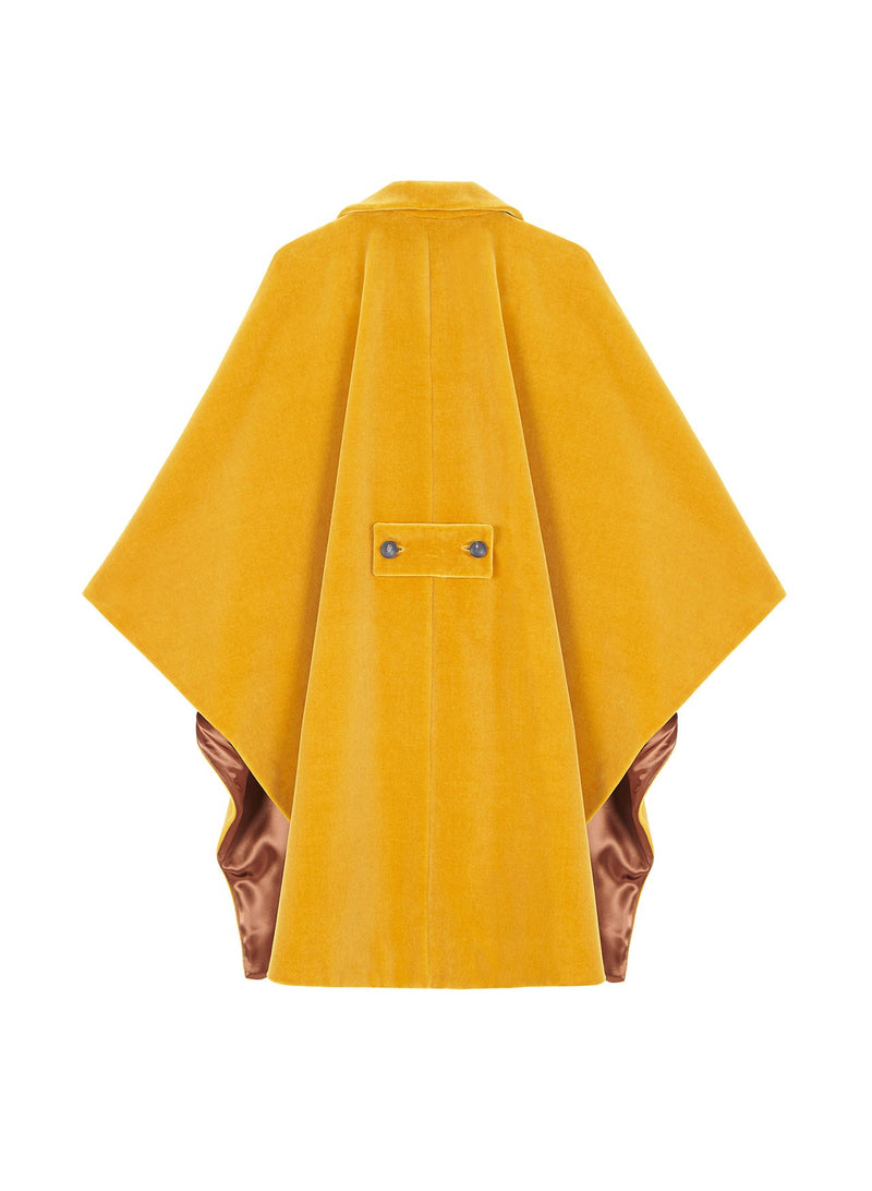 GRETA CAPE mustard