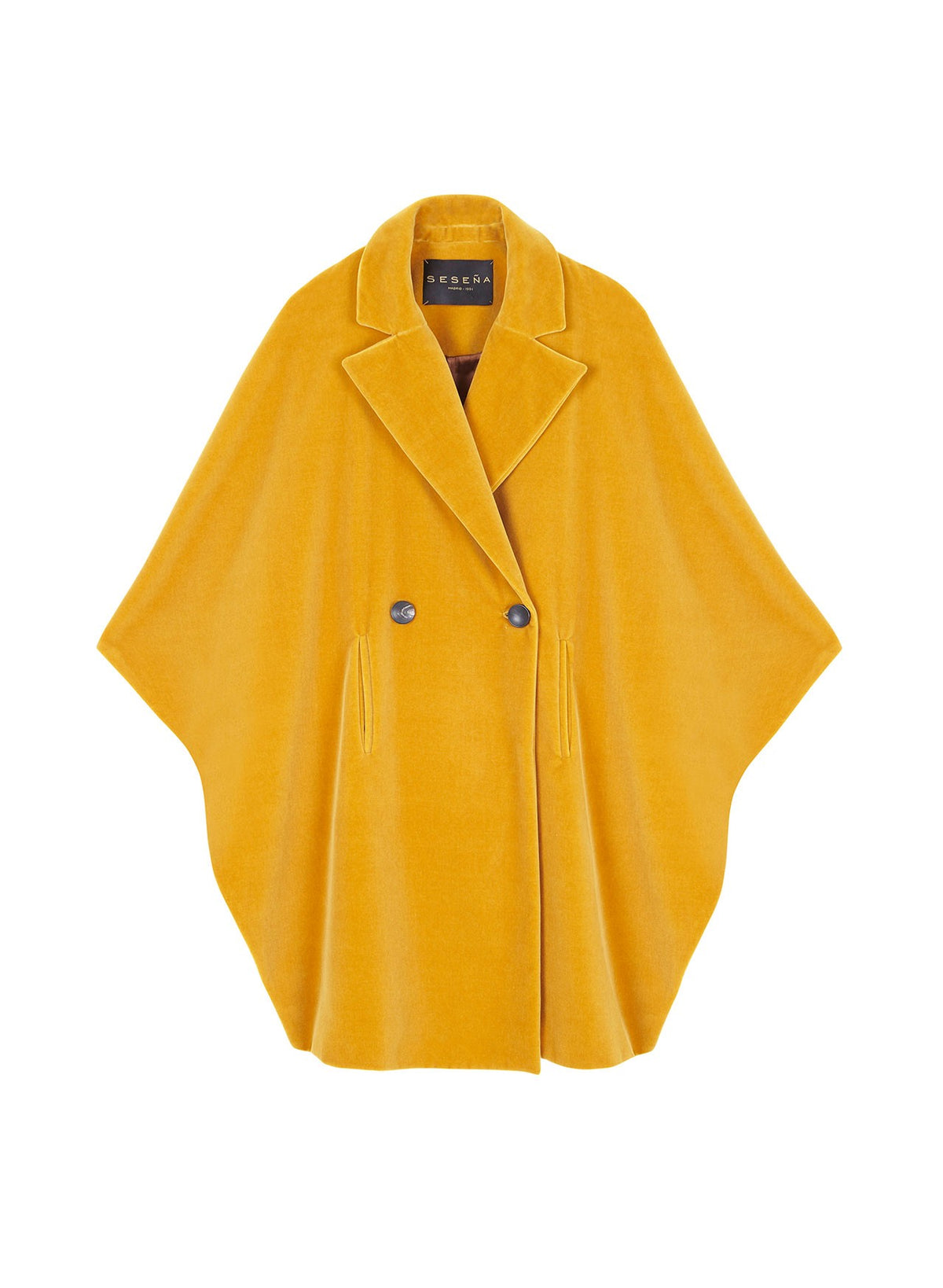 cecilietelle Round Long Poncho イエロー cecilietelle Round Long Poncho イエロー