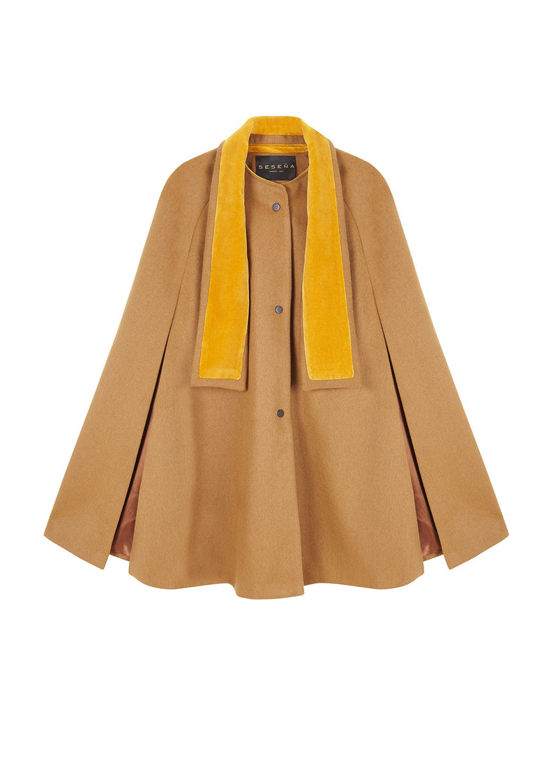 BIANCA CAPE CAMEL