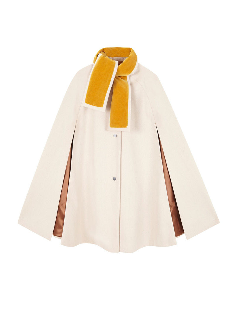 BIANCA CAPE OFF-WHITE